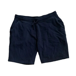 ASOS Black Sports Shorts Cotton Drawstring Workout Gym W34